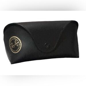 Ray-Ban Black Leather Glasses Case